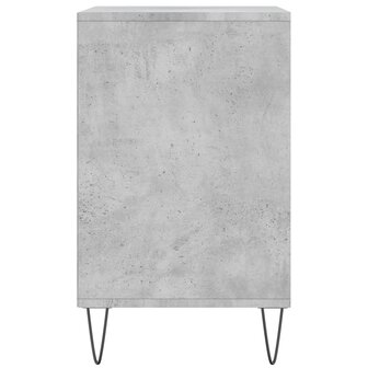 Schoenenkast 102x36x60 cm bewerkt hout betongrijs 5