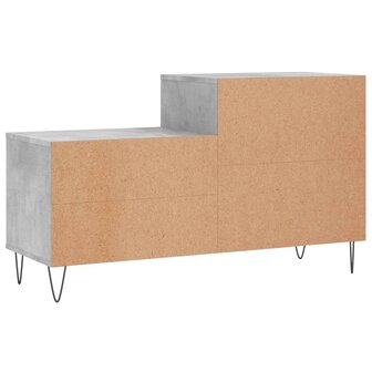 Schoenenkast 102x36x60 cm bewerkt hout betongrijs 6