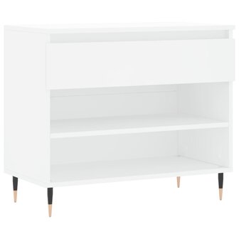 Schoenenkast 70x36x60 cm bewerkt hout wit 2