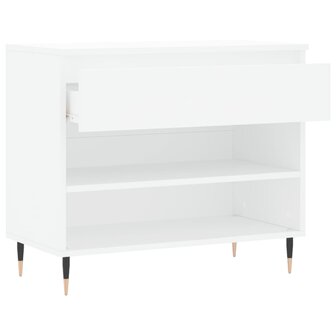 Schoenenkast 70x36x60 cm bewerkt hout wit 5