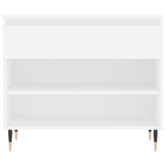 Schoenenkast 70x36x60 cm bewerkt hout wit 6