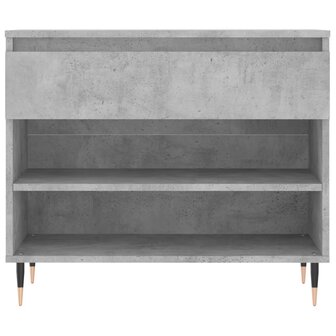 Schoenenkast 70x36x60 cm bewerkt hout betongrijs 6