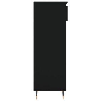 Schoenenkast 40x36x105 cm bewerkt hout zwart 7