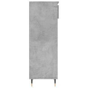 Schoenenkast 40x36x105 cm bewerkt hout betongrijs 7