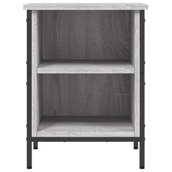 Schoenenkast 38x35x50 cm bewerkt hout grijs sonoma eikenkleurig 4