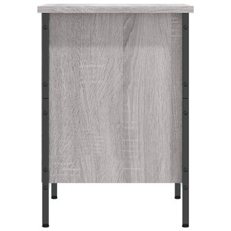 Schoenenkast 38x35x50 cm bewerkt hout grijs sonoma eikenkleurig 5