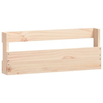 Wandschoenenrekken 2 st 59x9x23 cm massief grenenhout 7