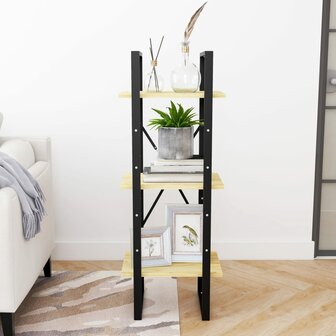 Boekenkast met 3 schappen 40x30x105 cm massief grenenhout 3