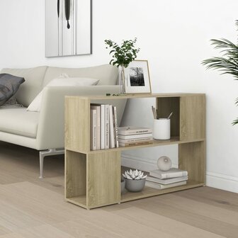 Boekenkast 100x24x63 cm bewerkt hout sonoma eikenkleurig 6
