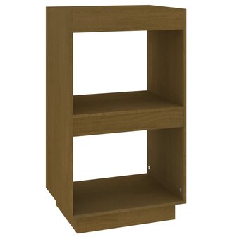 Boekenkast 40x35x71 cm massief grenenhout honingbruin 2