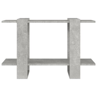 Boekenkast/kamerscherm 80x30x51 cm betongrijs 5