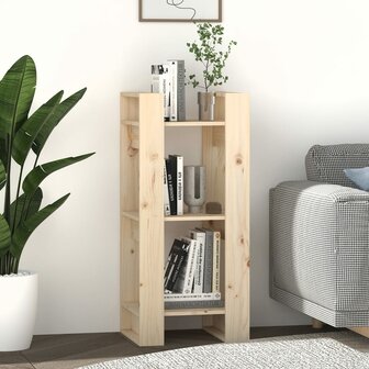 Boekenkast/kamerscherm 41x35x91 cm massief grenenhout 6