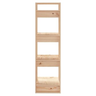 Boekenkast / kamerscherm 41x35x125 cm massief grenenhout 4