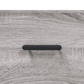 Hoge kast 69,5x31x115 cm bewerkt hout grijs sonoma eikenkleurig 9