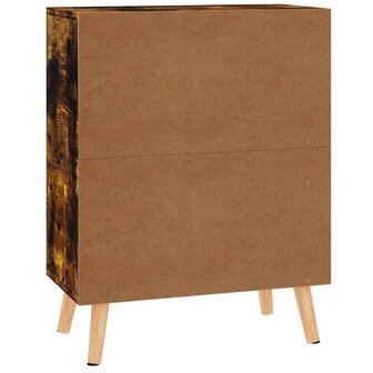 Dressoir 60x30x72 cm bewerkt hout gerookt eikenkleurig 6
