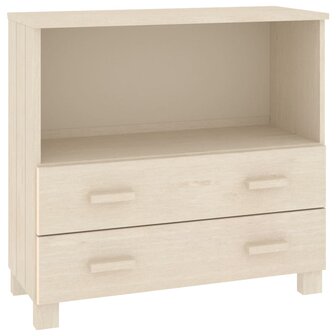 Dressoir HAMAR 85x35x80 cm massief grenenhout honingbruin 2