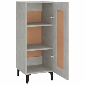 Dressoir 34,5x34x90 cm bewerkt hout betongrijs 7