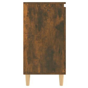 Dressoir 60x35x70 cm bewerkt hout gerookt eikenkleurig 4