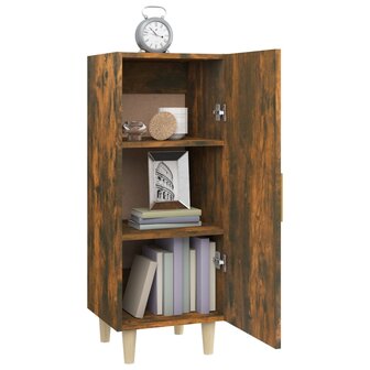 Dressoir 34,5x34x90 cm bewerkt hout gerookt eikenkleurig 4