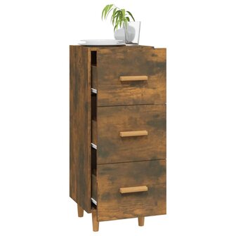 Dressoir 34,5x34x90 cm bewerkt hout gerookt eiken 4