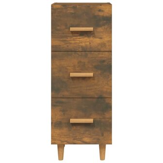 Dressoir 34,5x34x90 cm bewerkt hout gerookt eiken 5
