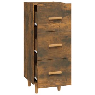 Dressoir 34,5x34x90 cm bewerkt hout gerookt eiken 6