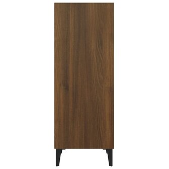 Dressoir 34,5x32,5x90 cm bewerkt hout bruin eikenkleur 6