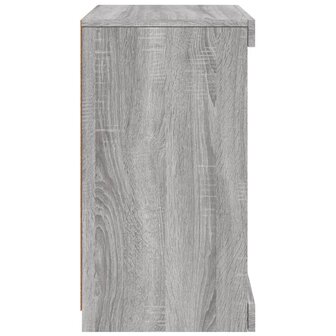 Dressoir met LED-verlichting 41x37x67 cm grijs sonoma eiken 7