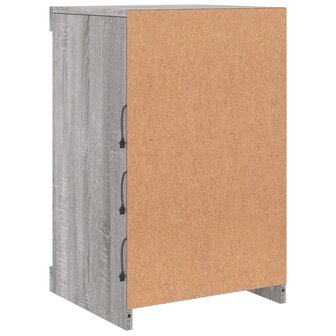Dressoir met LED-verlichting 41x37x67 cm grijs sonoma eiken 8