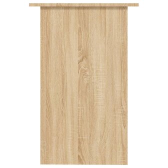 Bureau 90x50x74 cm bewerkt hout sonoma eikenkleurig 5