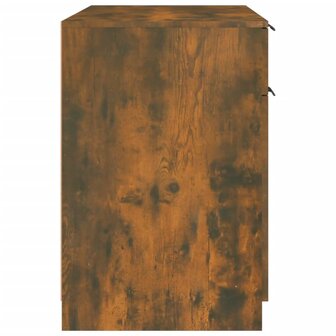 Bureau 100x50x75 cm bewerkt hout gerookt eikenkleurig 8