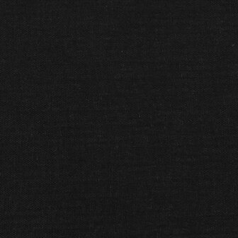 Bankje 70x30x30 cm stof zwart 6