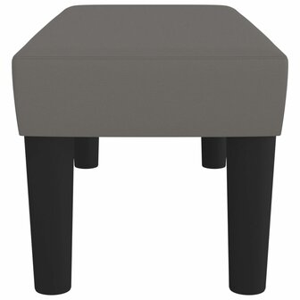 Bankje 70x30x30 cm kunstleer grijs 4