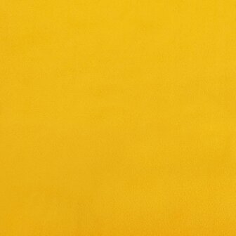 Bankje 70x35x41 cm fluweel geel 6