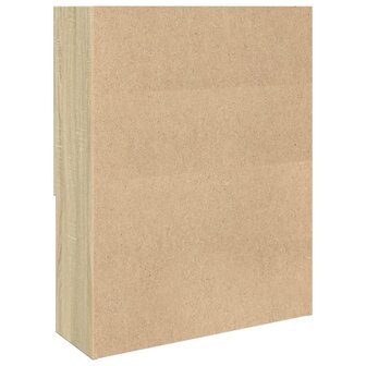 Wasmachinekast 70,5x24x90 cm sonoma eikenkleurig 7
