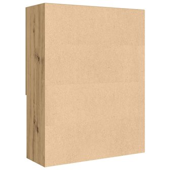 Wasmachinekast 70,5x25,5x90 cm artisanaal eikenkleur 6