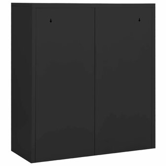 Kantoorkast 90x40x102 cm staal antracietkleurig 5