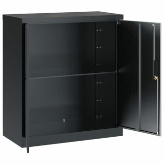 Archiefkast 79x40x90 cm staal antracietkleurig 4
