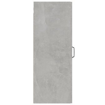 Wandkast 34,5x34x90 cm betongrijs 8