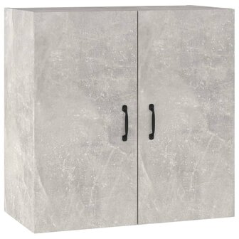 Wandkast 60x31x60 cm bewerkt hout betongrijs 2