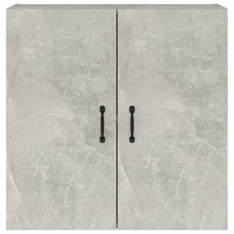 Wandkast 60x31x60 cm bewerkt hout betongrijs 5