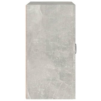 Wandkast 60x31x60 cm bewerkt hout betongrijs 6