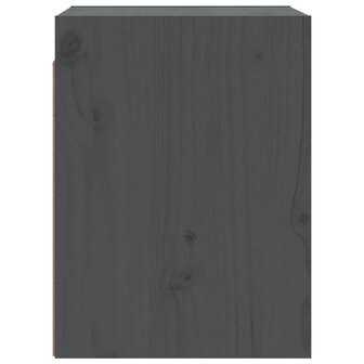 Wandkasten 2 st 30x30x40 cm massief grenenhout grijs 7