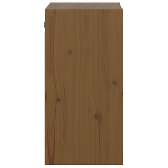 Wandkast 30x30x60 cm massief grenenhout honingbruin 6
