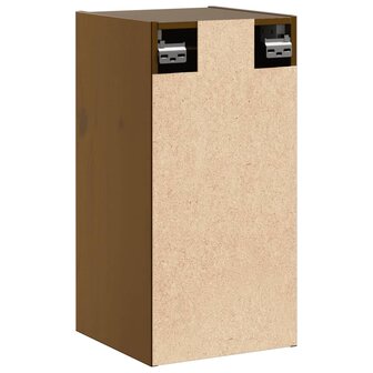 Wandkast 30x30x60 cm massief grenenhout honingbruin 7