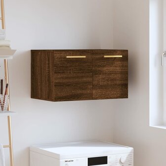 Wandkast 60x36,5x35 cm bewerkt hout bruin eikenkleur 1