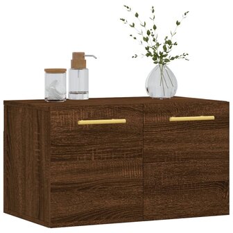 Wandkast 60x36,5x35 cm bewerkt hout bruin eikenkleur 3