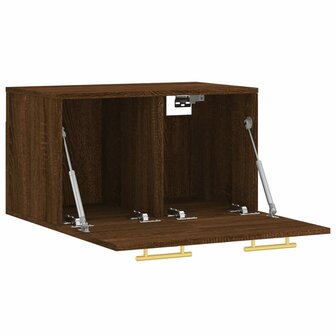 Wandkast 60x36,5x35 cm bewerkt hout bruin eikenkleur 6