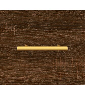 Wandkast 60x36,5x35 cm bewerkt hout bruin eikenkleur 9