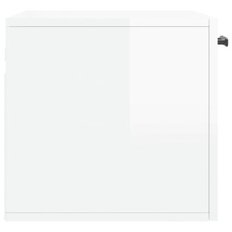 Wandkast 60x36,5x35 cm bewerkt hout hoogglans wit 7